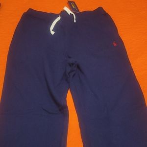 Navy blue pole sweatpants boys